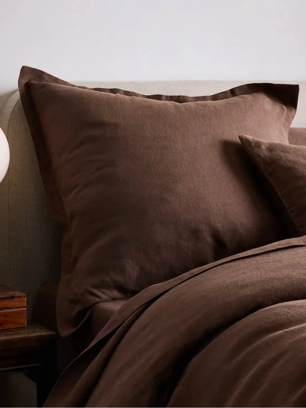 Espresso European Linen Euro Sham - Retail $30